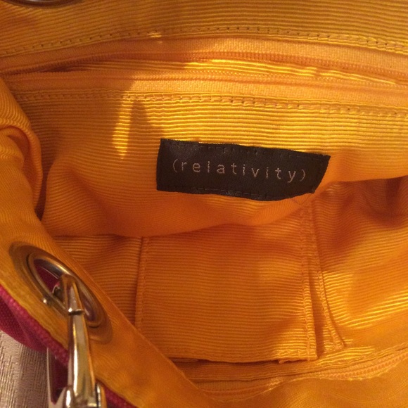 Relativity canvas pink handbag - Picture 6 of 6